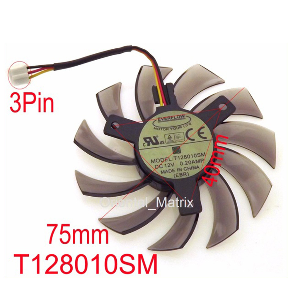 Free Shipping T128010SM 75mm D - огляд і ціна Cpu Fan