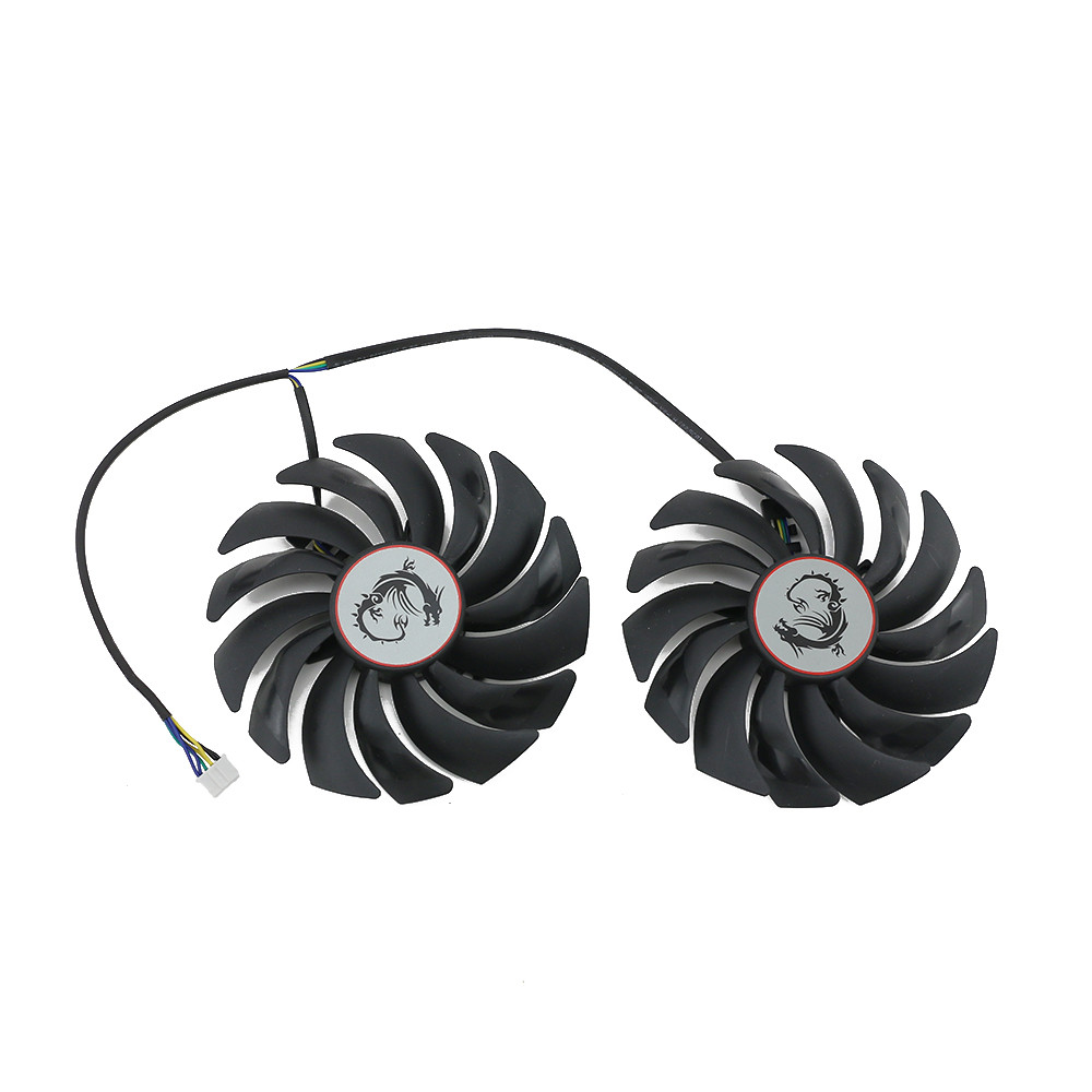 2Pcs 95mm PLD10010S12HH Video  - огляд і ціна Cpu Fan