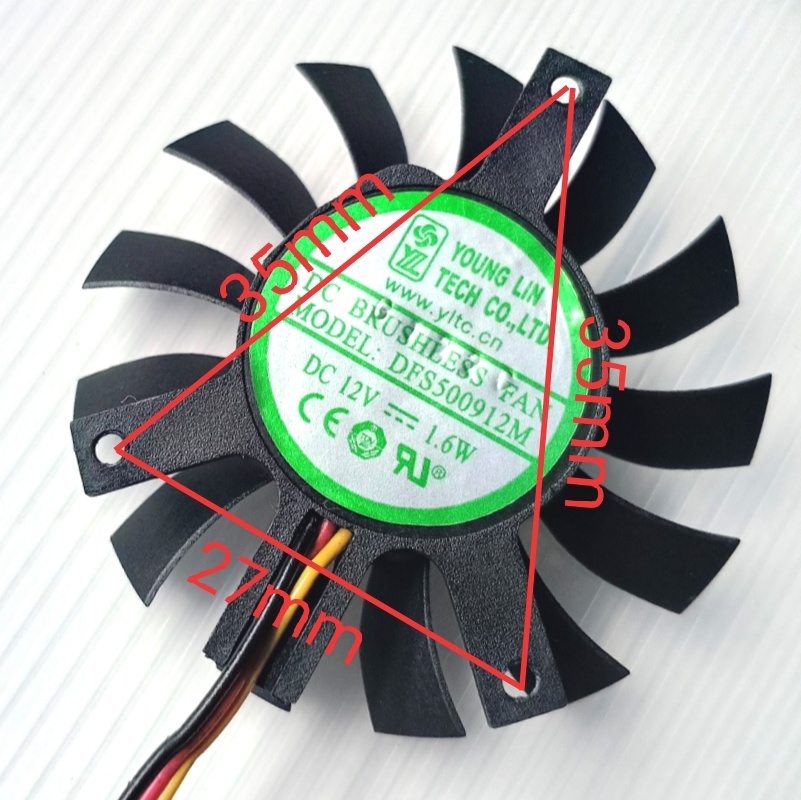 1PC New for DFS500912L DFS5009 - огляд і ціна Cpu Fan
